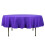 BalsaCircle 90" Μωβ Στρογγυλό Τραπεζομάντιλο Premium Polyester, Λευκά Είδη Τραπεζιού Γάμου 2