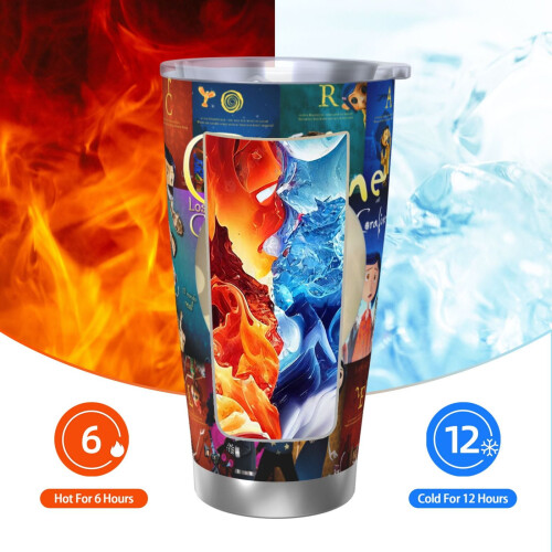 Ποτήρι Coraline20oz, Κούπα ταξιδιού καφέ από ανοξείδωτο ατσάλι με μόνωση κενού, Κούπα 2