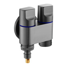 Zeceouar Office Supplies Clearance - Double Switch Outlet Angle Valves, 2-Way Toilet Bidet Shower Faucet, Bathroom Accessories compatible with Home &