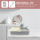 Compartment Cutlery Box Plastic Utensil Holder Flatware Silverware Kitchen Tray Storage Case 2