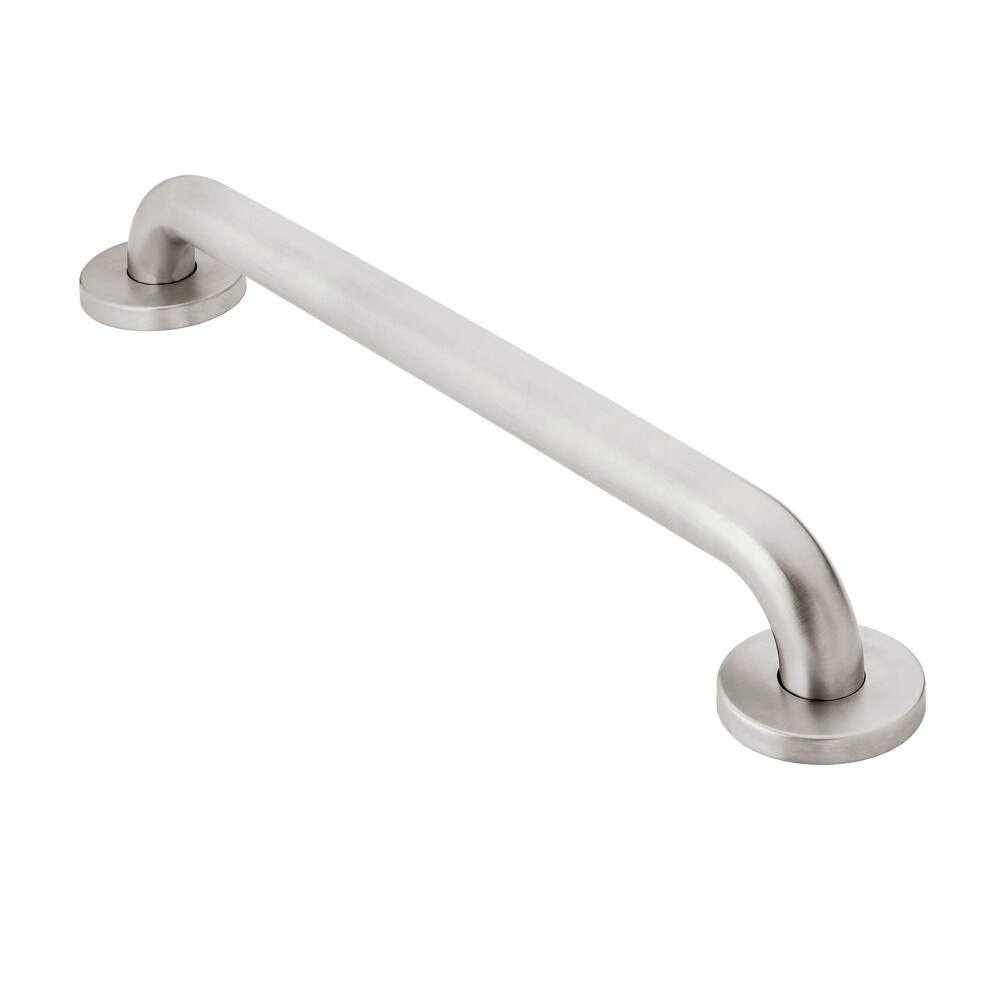 Moen Home Care Bathroom Safety 24-Inch Grab Bar with Concealed Screws, Peened