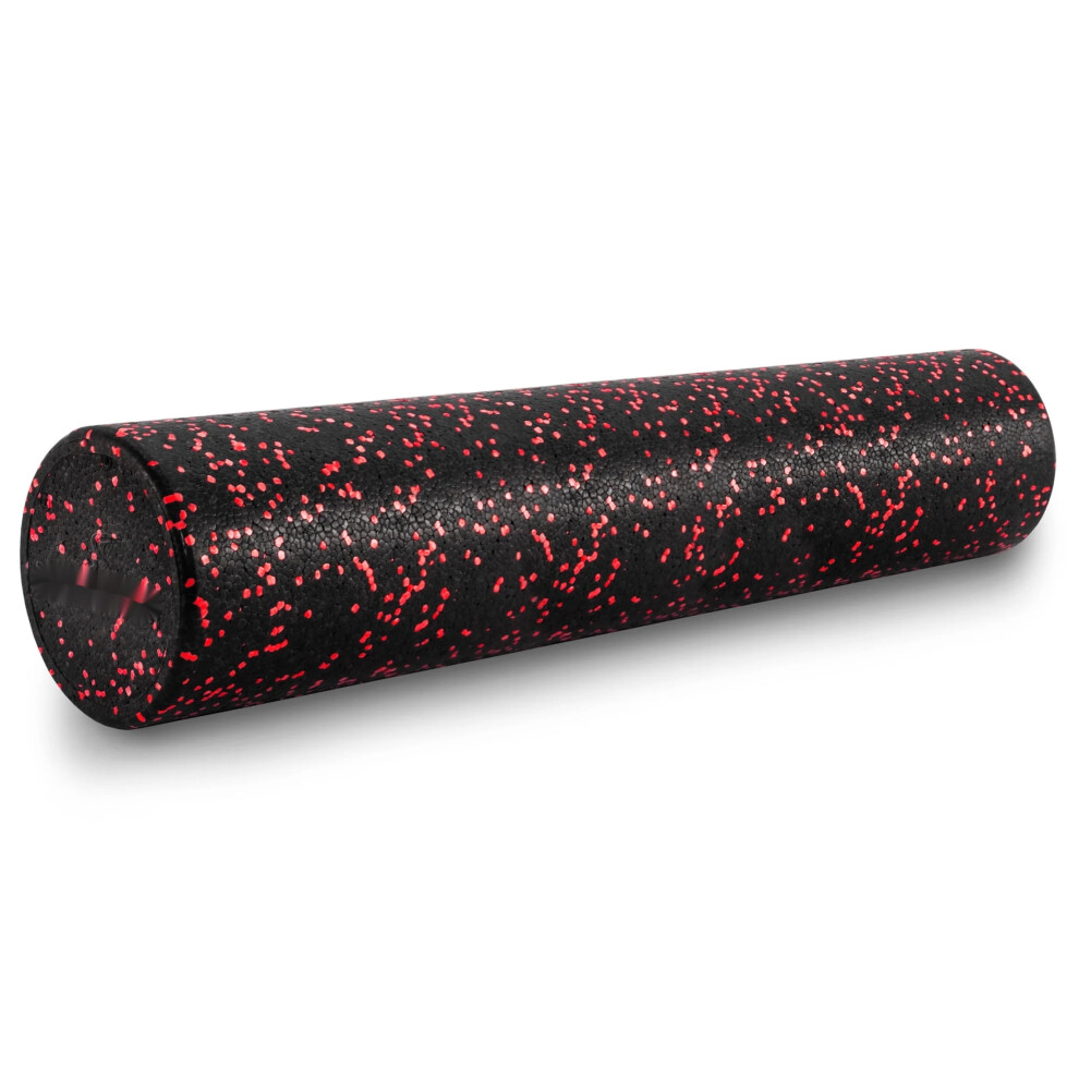 Black High Density Spot Foam Roller For Myofascial Relaxation, Trigger Point Massage And Muscle Therapy