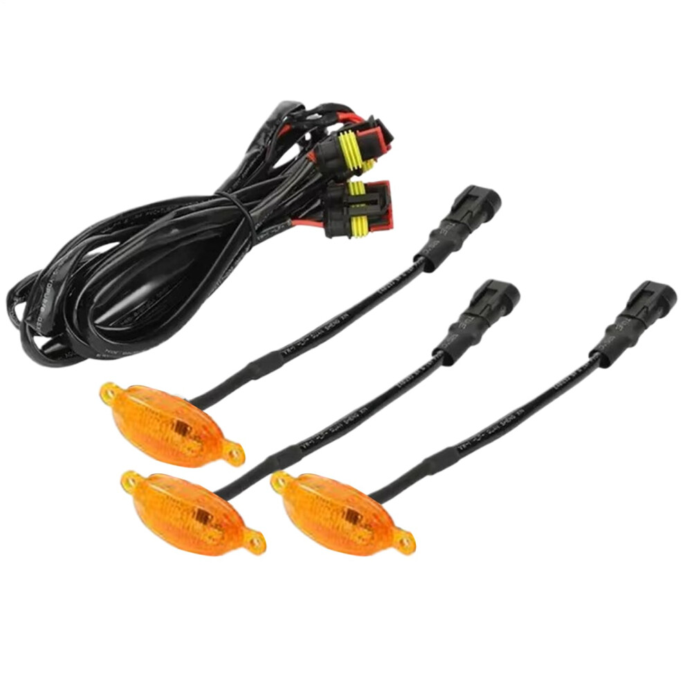 Car Led Grille 12V Ip67 Waterproof Brightness Front Mount For Truck Suv Sedan Light/Yellow 9113335079694