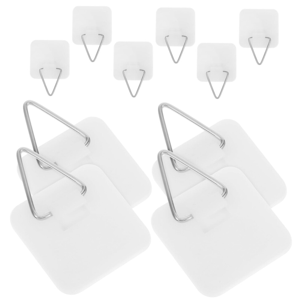 Adhesive Picture Hangers 10Pcs Strong No Drill Wall Photo Frame Hooks For Home Decor And Art Display 9164114685087