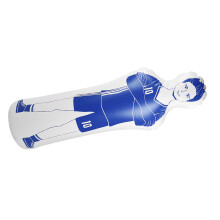 aufblasbarer Fußball-Dummy-Tumbler Boxsack 0,35 mm PVC 40x160cm Blau