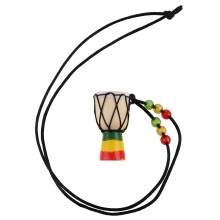 Mini African Djembe Drum Handmade Wooden Percussion Instrument Easy Beginner Play Authentic Rhythm