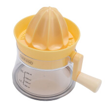 Manual Citrus Juicer 500ml Hand Crank Orange Lemon Lime Grapefruit Press with AntiSlip Base