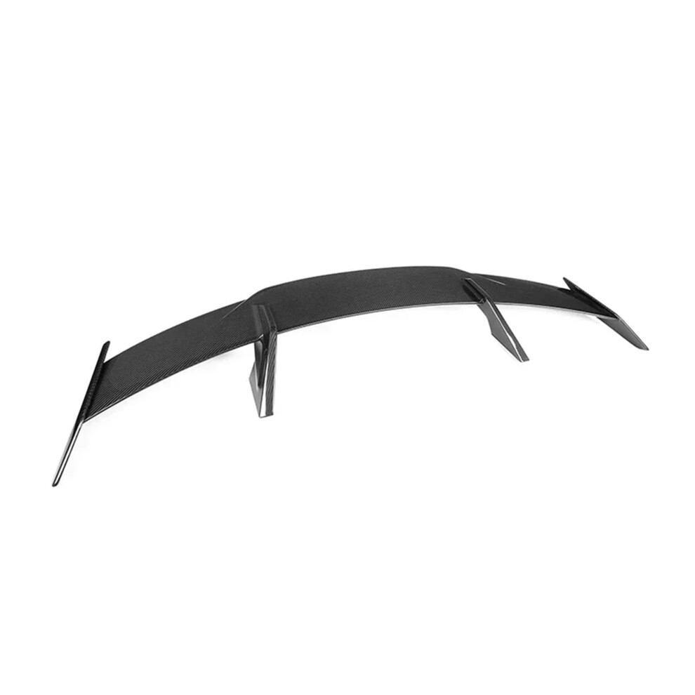 Dry Carbon Mp Style Rear Wing Spoiler With Aerodynamic Tail Fins For Bmw M3 M4 G80 G82 2021+ 9113335072466