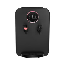Loading Countertop Water Cooler Dispenser with Hot and Cold Supply for Home and Office, Black