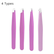 DEKAXID New Beauty Tools Eyebrow Tweezer Stainless Steel Hair Removal Clip for Eyelash Extension Tweezer Colorful Professional Makeup