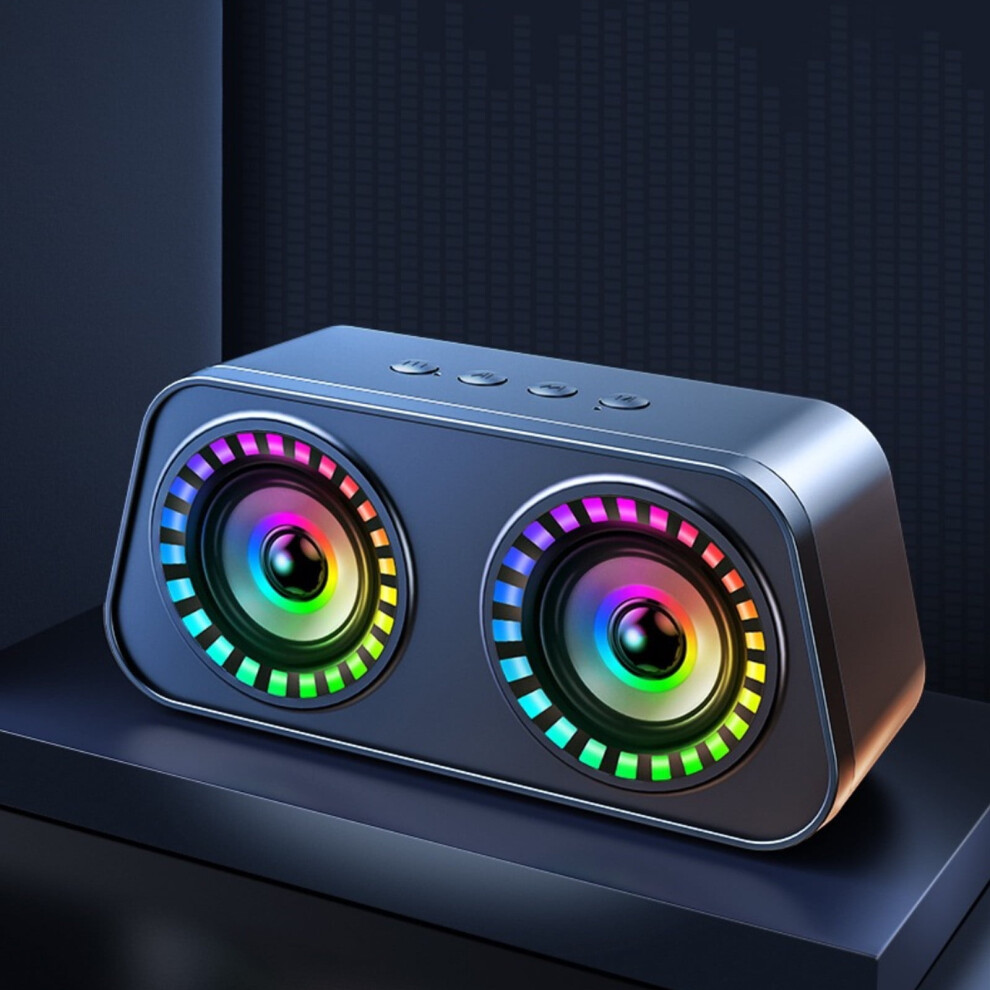 Speakers Gnobogi Bluetooth Audio Portable Outdoor Radio Fm Subwoofer Speaker Led Lights Effect Mini High Volume Stereo Portable Audio Clearance 9110895289228