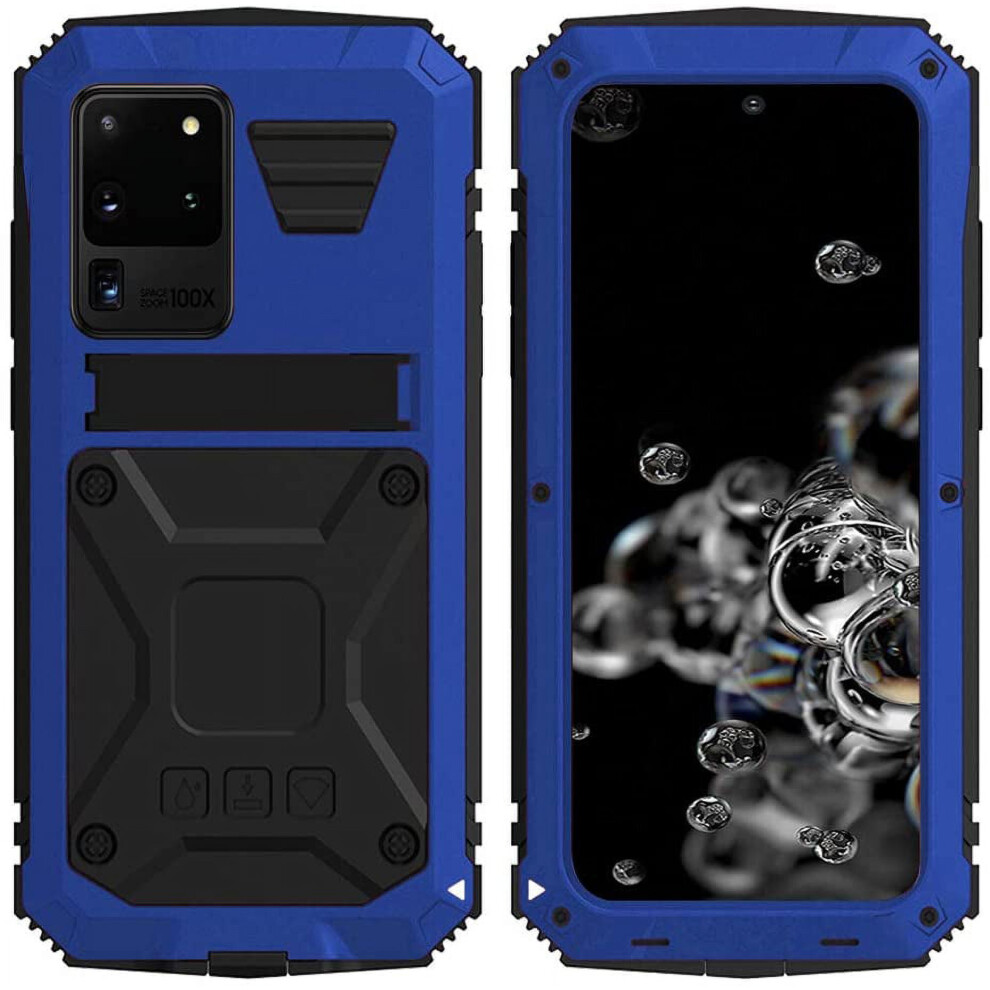 Compatible With Samsung S20 Plus Rugged Military Hybrid Case, Heavy Duty Silicone Case With Screen Protector Stand, Full Body Tough Case For Men Gift 9110895289716