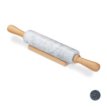 Marble rolling pin, wooden handles, rolling pin for cooking and baking