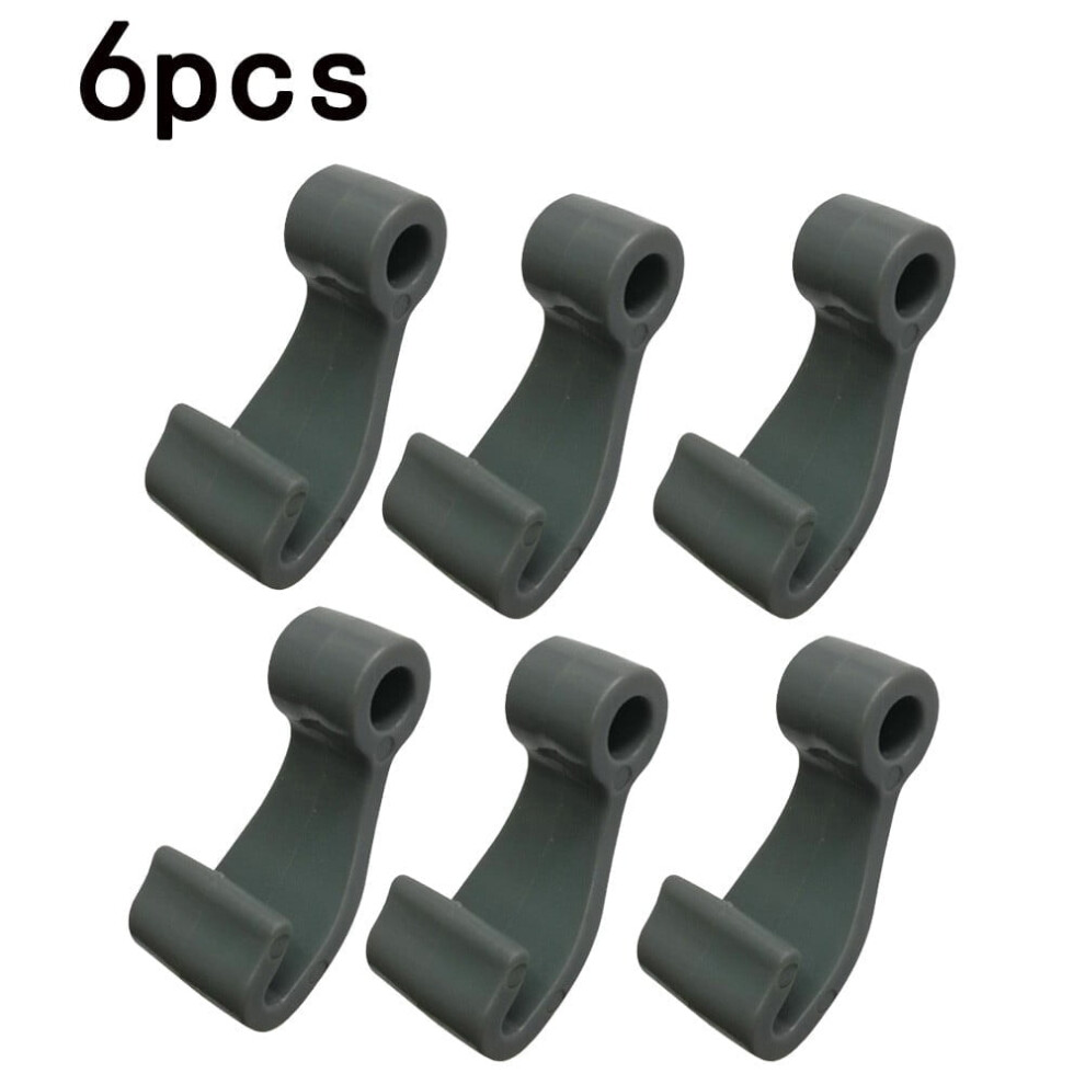 Dsh 6Pcs Plastic Snap Fasten Rope Hooks Clips For Inflatable Boat Fishing Raft Marine 9071309788396