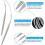 Stainless steel circular knitting needles - 40 cm 2