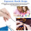 Stainless steel circular knitting needles - 40 cm 5