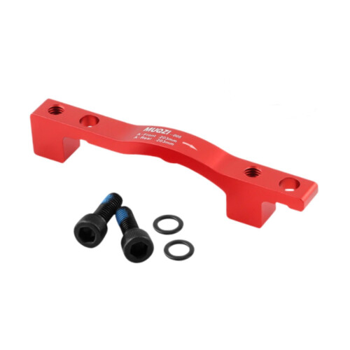 Mornei Disc Brake Adapter Front Forklift Frame Disc Brake Bracket Converter Red 2