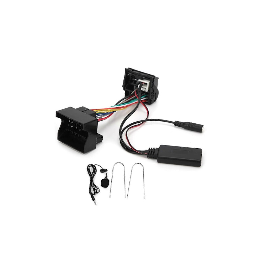 12Pin Bluetooth Aux-In Cable Stereo Audio Adapter With Microphone Fits Peugeot 207 307 407 308 [C] 9071309790092