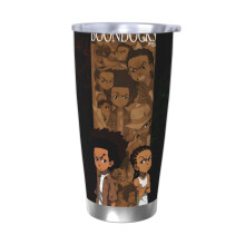 Gobelet isotherme Boondocks de 590 ml (20 oz), en acier inoxydable, avec couvercle, idéal pour les voyages et les activités de plein air.