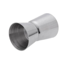 Steel Double Single Shot Measure Jigger Spirit _NEW T8A3 Cocktail Bar Z3H9
