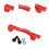 Mornei Disc Brake Adapter Front Forklift Frame Disc Brake Bracket Converter Red 6