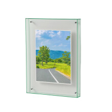Cadre photo Lohuatrd, cadre photo flottant en acrylique vibrant, décoration murale ou de bureau pour galerie, maison ou bureau.