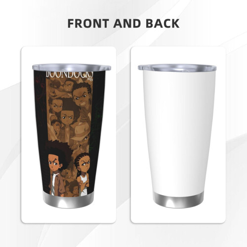 Το Boondocks20oz Tumbler, Κούπα Ταξιδιού Καφέ από Ανοξείδωτο Ατσάλι με Μονωτική Κούπα, 2
