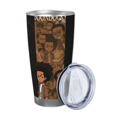 Το Boondocks20oz Tumbler, Κούπα Ταξιδιού Καφέ από Ανοξείδωτο Ατσάλι με Μονωτική Κούπα, 1