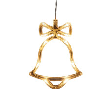 Luci natalizie a forma di stella, luci a stringa a batteria, luci di Natale da appendere all'albero, luci bianche calde, lampada a LED per Natale,