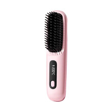 Bella Brush Pro Haarborstel, Draadloze Thermische Stijltang, Ionische Verwarmde Borstel voor Alle Haartypes - Roze (Compatibel met BellaBrush Pro)