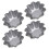 Eease 4Pcs Mini Egg Tart Baking Pan Aluminum Cupcake Muffin Cake Liners Bakeware 1