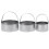 Eease Pizza-Teig-Kreis-Schablone, 3-teilig, Edelstahl-Backringform 1
