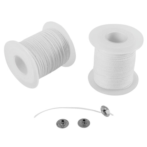 Candle DIY Tools,2 Rolls Braided Wick Core for Crafts