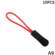 New 10pc Zipper End Fit Rep Tag Replacement Clip A9