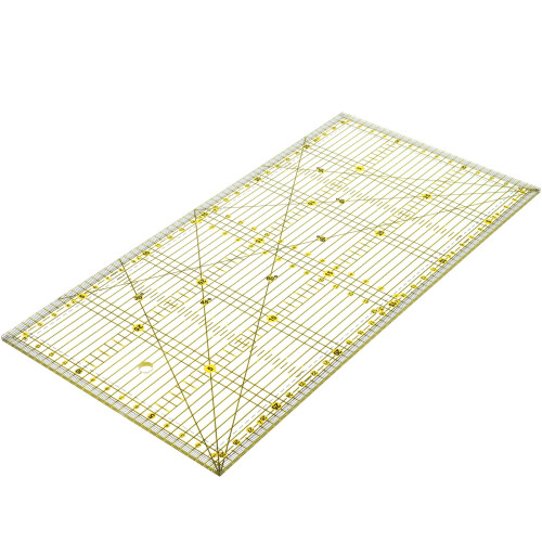 Eease Double Colored Grid Quilters Ruler for Sewing Quilting 2