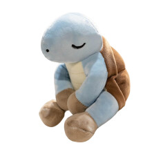 Schildkrötenpuppe mit PP-Baumwollfüllung, 3D-Panzer, niedliche Meeresschildkröte, weiches Kuscheltier, Stofftier, Dekoration für Zuhause,