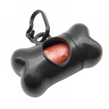 Pretty Comy 1PC Plastic Bags Mini Pet Dogs Bags Dispenser Bone Box for Pet Waste Bags Portable Litter Box