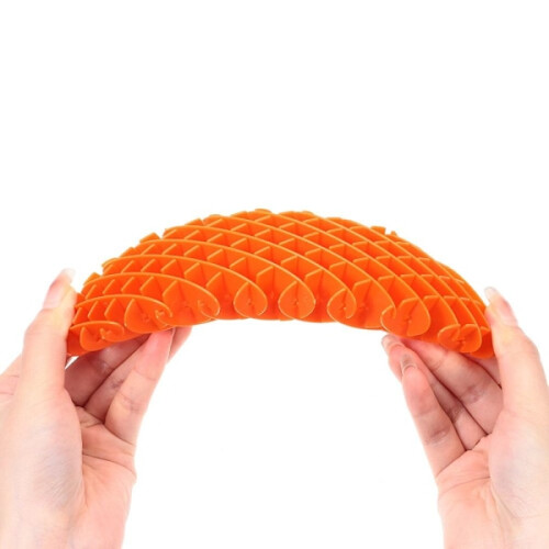 Παιχνίδι Worm Big Fidget με τρισδιάστατη εκτύπωση, ελαστικό πλέγμα ROSA ροζ 2