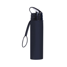 Gourde pliable en silicone pour sports de plein air, gourde portable pour les voyages, cadeau idéal pour les amateurs de gobelets pliables.