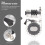 Bike Lock Three Retractable Cable Compact Scooter Locks Snowboard Security Password 3