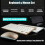 Wireless Keyboard Ultra Slim & Mouse for compatible with Apple Mac Laptop PC Surface Pro & USB-A 3
