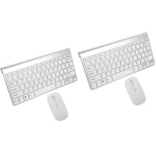 2 Sets Wireless Keyboard Mouse Multimedia Keyboard PC Mouse