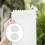 Diary Binding Discs Round Binder Loose-leaf Button Whiting Plastic White 275 Pcs 3