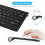 Wireless Keyboard Ultra Slim & Mouse for compatible with Apple Mac Laptop PC Surface Pro & USB-A 2