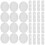Diary Binding Discs Round Binder Loose-leaf Button Whiting Plastic White 275 Pcs 5
