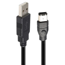 For JUNSUNMAY 1.8m Firewire IEEE 1394 6-pin Male to USB 2.0 Male Adapter Cable