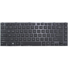 New Laptop Keyboard with Frame Replacement for Toshiba Satellite L45-A4225 L45-ASP4201WL L45-ASP4202FL, US Layout Black Color