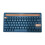 Wireless Bluetooth Keyboard with Card Slot Dual Mode Keyboard Support Tablet Android Phone Laptop Desktop Computer Blue 1