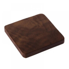 100% Natural Wood Coaster,Coffee Coaster,Beer Coaster,Walnut Wood Coaster Household Square Round Coaster