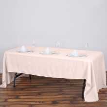 Efavormart 60x126" BLUSH Wholesale Linens Polyester Rectangle Tablecloth Banquet Linen Wedding Party Restaurant Tablecloth
